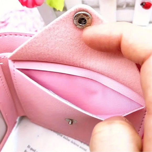 🆕 Hello Kitty Girls Kawaii Wallet, PU Leather Cute Cartoon Anime Fold - Picture 3 of 7